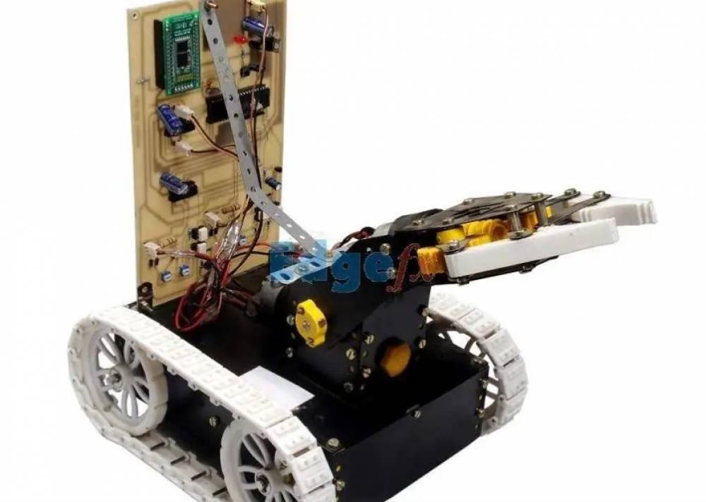 Android Controlled Pick And Place Robotic Arm Vehicle Project